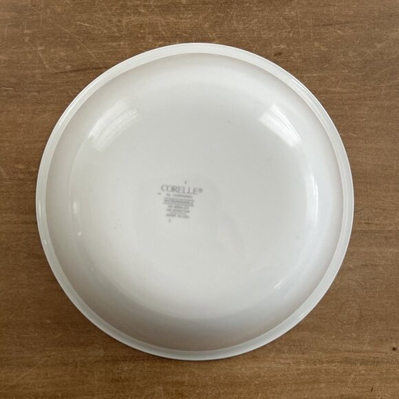 Corning Ware Corelle ROSEMARIE 8.5" Vegetable Serving Bowl White Pink Tulip - Picture 2 of 2